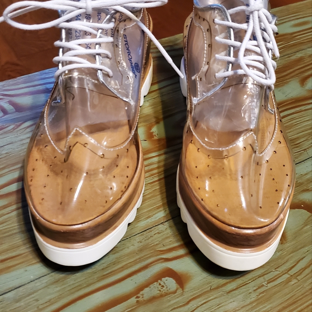 Size 7 Clear Acrylic Shoes